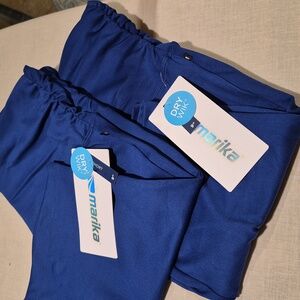 2 pairs of Marika Women's Quinn High Rise Bermuda Short - Sodalite Blue